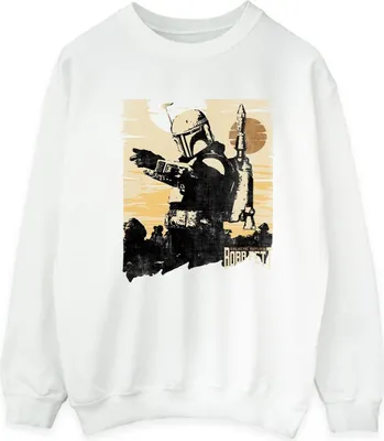 Produktbild von Star Wars - "The Book Of Boba Fett Points" Sweatshirt für Herren BI44011 (XL) (Grau)