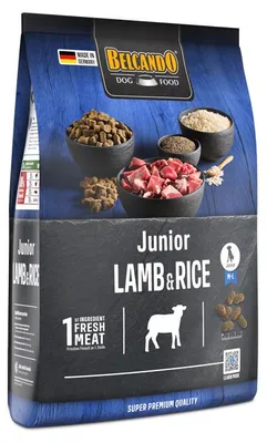 Produktbild von Belcando JUNIOR LAMB & RICE, Welpe, Riese (≥45 kg), Lamm, 4 kg