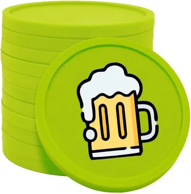 Obrázek produktu pro CombiCraft Beer mince / Spotřební mince Limetková zelená - Ø29mm - 100 kusů