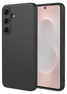Produktbild von MobyDefend Hülle für Samsung Galaxy S26 - Matte Silikon Schutzhülle - Schwarz