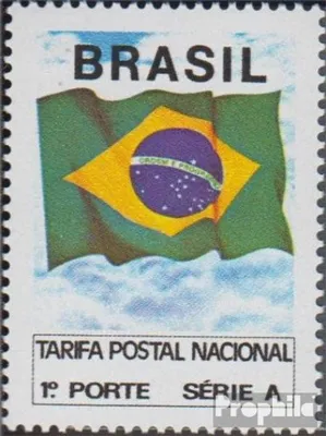 Produktbild von Briefmarken Brasilien 1991 Mi 2419I y (kompl.Ausg.) postfrisch Nationalflagge