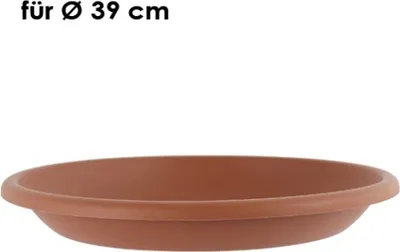 Produktbild von Untersetzer f. Pflanzschale SAVONA d=39 cm H=5 cm Terracotta Kunststoff