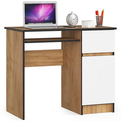 Produktbild von Computertisch 90 cm | Schreibtisch | mit Tastaturauszug mit Stauraum