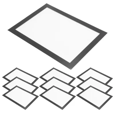 10er-Set A5 Magnetrahmen für Diamantmalerei, selbstklebend, schwarz