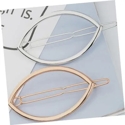 Produktbild von 6 goldene Damen-Haarspangen aus Zinklegierung, filigrane Metall-Haarclips für Partys und Hochzeiten, 6 Stück