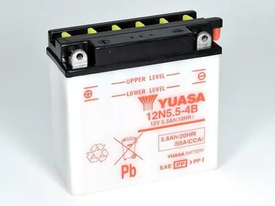 Productafbeelding van YUASA loodaccu zonder zuurpakje - 12N5.5-4B