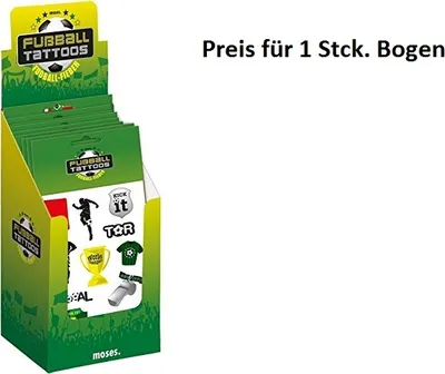 Produktbild von Moses Verlag 30421 Fußballfans Tattoos  Fußball