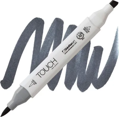 Zdjęcie produktu dla TOUCH dwustronny pędzel i dłuto, CG8 chłodny szary