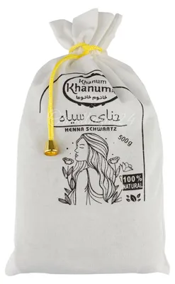 Produktbild von Khanum Khanuma Henna Schwarz 500gr