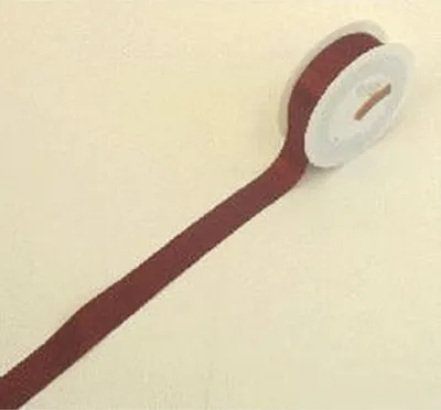 Produktbild von Goldina® 8172025260025 Doppelsatinband - 25 mm x 25 m, weinrot