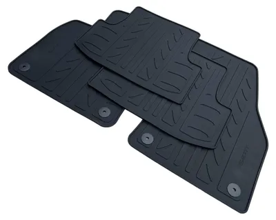 Produktbild von Seat Ateca Gummifussmatten Fußmatten Velours schwarz Logo Original