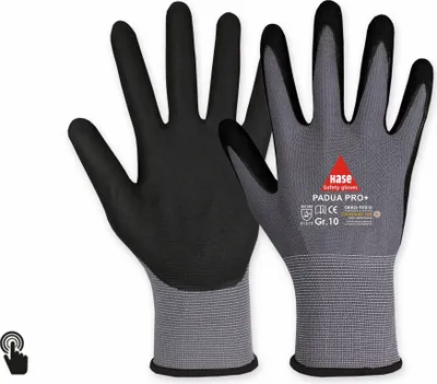 Produktbild von HASE SAFETY GLOVES Arbeitshandschuhe, Padua Pro+, EN388, EN 420, Touchfähig, Größe 11