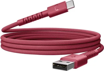 Produktbild von Fresh 'n Rebel 2ucc201br, 2 m, USB A, USB C, Rot