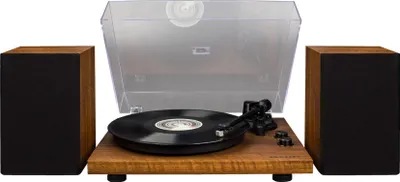 Zdjęcie produktu dla Odtwarzacz płyt Crosley C62 Bluetooth w kolorze orzechowym