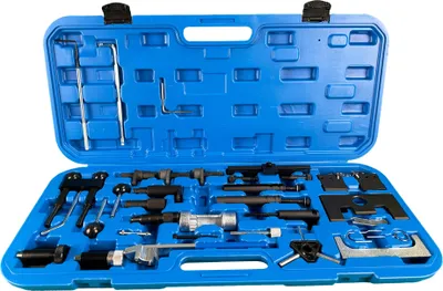 Immagine prodotto di Kit strumenti di bloccaggio di allineamento dell'albero a camme del motore, set messa in fase motore, fasatura motori VW Audi Seat Skoda 1.2 1.4 1.6 1.9 2.0 2.5 3.3 Gebo Tools