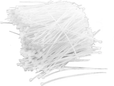 Immagine prodotto di Fascette in plastica bianca, 1000 pezzi