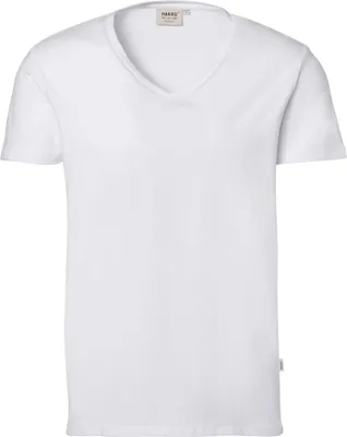 Produktbild von HAKRO V-Shirt Stretch #272 Gr. 3XL weiß