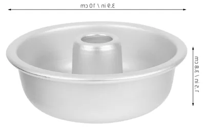 Produktbild von Kuchenform aus Aluminiumlegierung 10X10X1.5 Zoll für Chiffon- und Kekskuchen mit glatten Kanten, geeignet für Zuhause und Partys