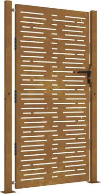 Produktbild von vidaXL Gartentor 100x175 cm Cortenstahl Quadratisches Design