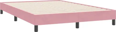 Obrázok produktu pre vidaXL Rám postele bez matraca Ružový 140x220 cm Velvet