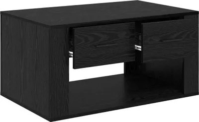 Obrázek produktu pro vidaXL Konferenční stolek černý dubový vzhled 80 x 50 x 40 cm materiál na bázi dřeva