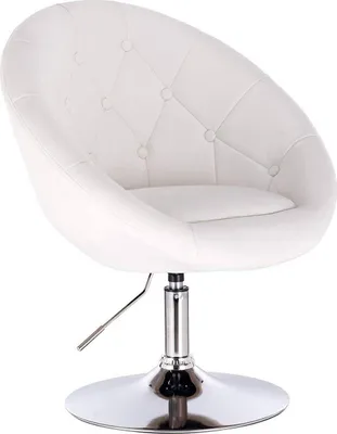 Productafbeelding van Bolt Barkruk – Industrieel design – Wit kunstleer – Hoogte verstelbaar 45–57 cm – Met rugleuning – Ergonomisch – Stevig metalen frame – Modern design
