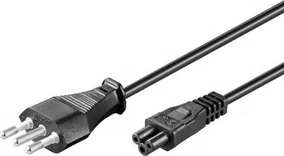 Image de Microconnect PE100830 cable de transmission Black 3 m C5 coupler