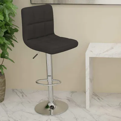 Produktbild von "2026 Promotion" Barhocker Schwarz Stoff - Barhocker CC18741