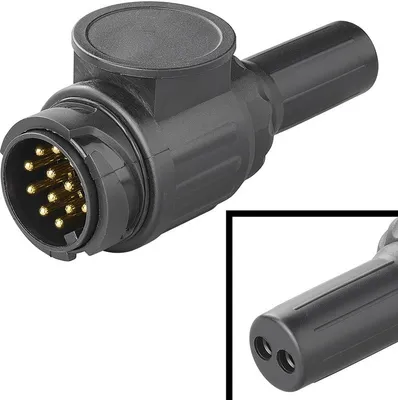 Produktbild von Stecker 13-polig PVC Typ Jaeger mit 2-Loch-Tülle