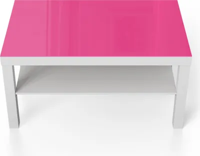 Produktbild von DEQORI Couchtisch 90x55 cm Weiß 'Rosa' Glas Beistelltisch Glastisch modern
