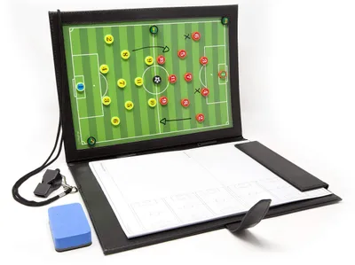 Obrázok produktu pre Taktická magnetická tabuľa pre futbalových trénerov – obsahuje karty so strategickými možnosťami