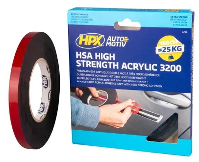 Zdjęcie produktu dla Taśma dwustronna HPX HSA004 1,10 mm × 12 mm × 10 m