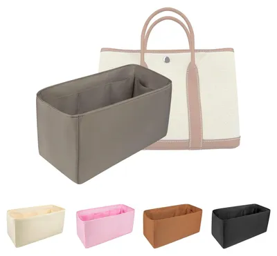 Produktbild von Solidchoice – Nylon-Taschenorganizer für Handtaschen, Modell GP36, in der Farbe Étoupe