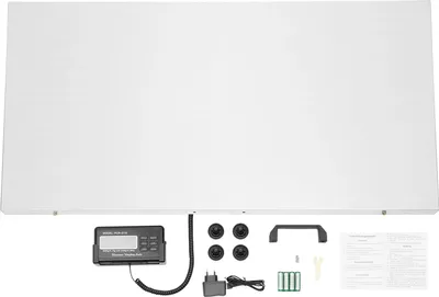 Produktbild von Tierskala, LCD-Monitor, 300 kg Tragfähigkeit, Silber