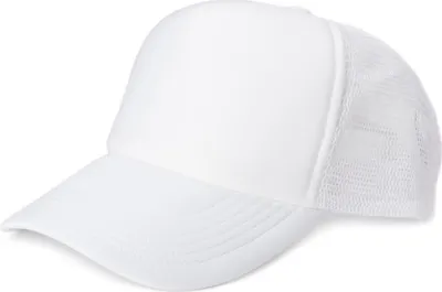 Produktbild von styleBREAKER Uni 5-Panel Trucker Cap mit Mesh-Einsatz | verstellbares Basecap mit Click Snap Verschluss | luftiges Netz Cap für Damen und Herren