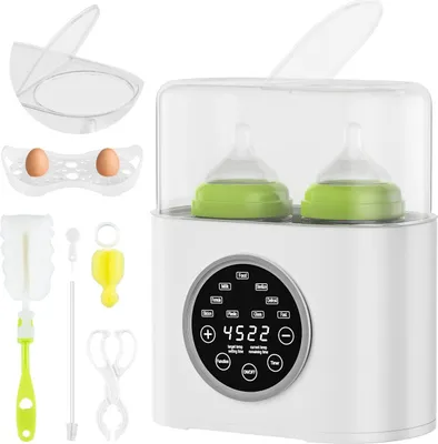 Produktbild von Flaschenwärmer, Flaschenwärmer mit 4 Heizmodi & Echtzeit-Temperaturanzeige,Smarter Baby Flaschenwärmer für Muttermilch,Pre-Nahrung,Nahrungsgläser