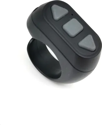 Produktbild von Bluetooth-kompatible Seite nicht gefunden Fernbedienung Video Kamera Shutter Selfie Button Handy Controller schwarz