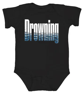 Imagen del producto de Letra de la canción "Drowning Everytime I Breathe For You". Música pop de los años 90. Grupo musical masculino. Body de color , talla 6/12