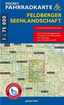Obrázok produktu pre Feldberger Seenlandschaft Pocket Fahrradkarte 1 : 75 000