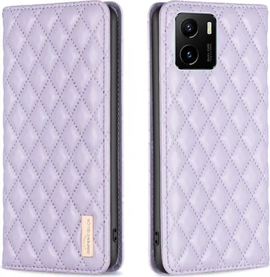 Obrázek produktu pro VIVO Y15S Pouzdro, Elegantní Flip Kožené Pouzdro s Kapsami na Karty a Stojánkem pro VIVO Y15S Fialová