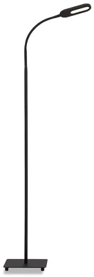 LED Stehleuchte, dimmbar, 8 W, 600 lm, Schwarz