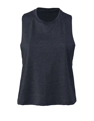 Obrázok produktu pre Bella 6682 | Dámske tielko s výstrihom - farba: Heather Navy - veľkosť: L