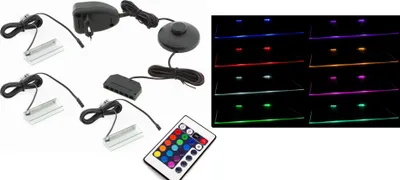 Productafbeelding van Furniture24 SOHO LED-verlichting, RGB, 16 kleuren, geschikt voor de woonkamer