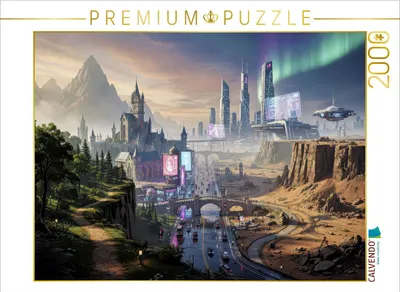 Produktbild von CALVENDO Puzzle Hier beginnt dein Abenteuer. | 2000 Teile Lege-Größe 90x67cm Foto-Puzzle für glückliche Stunden