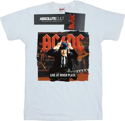 Produktbild von AC/DC - "Live At River Plate Columbia Records" T-Shirt für Damen BI51927 (XL) (Weiß)