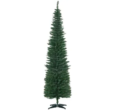 Obrázek produktu pro Vánoční stromek umělý, umělá jedle Vánoční stromek, včetně stojanu poinsettia 2,1 m