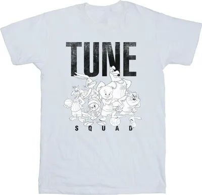 Produktbild von Space Jam: A New Legacy - "Tune Squad" T-Shirt für Herren BI51860 (4XL) (Weiß)