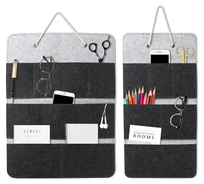 Productafbeelding van Set van 2 Hangende Organizers van Vilt voor Opberging