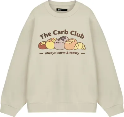 Produktbild von Pusheen - "The Carb Club" Sweatshirt für Damen NS8576 (3XL) (Weiß)