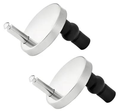 Imagen del producto de 2 soportes para el asiento del inodoro, bisagra para la fijación del tapa del inodoro